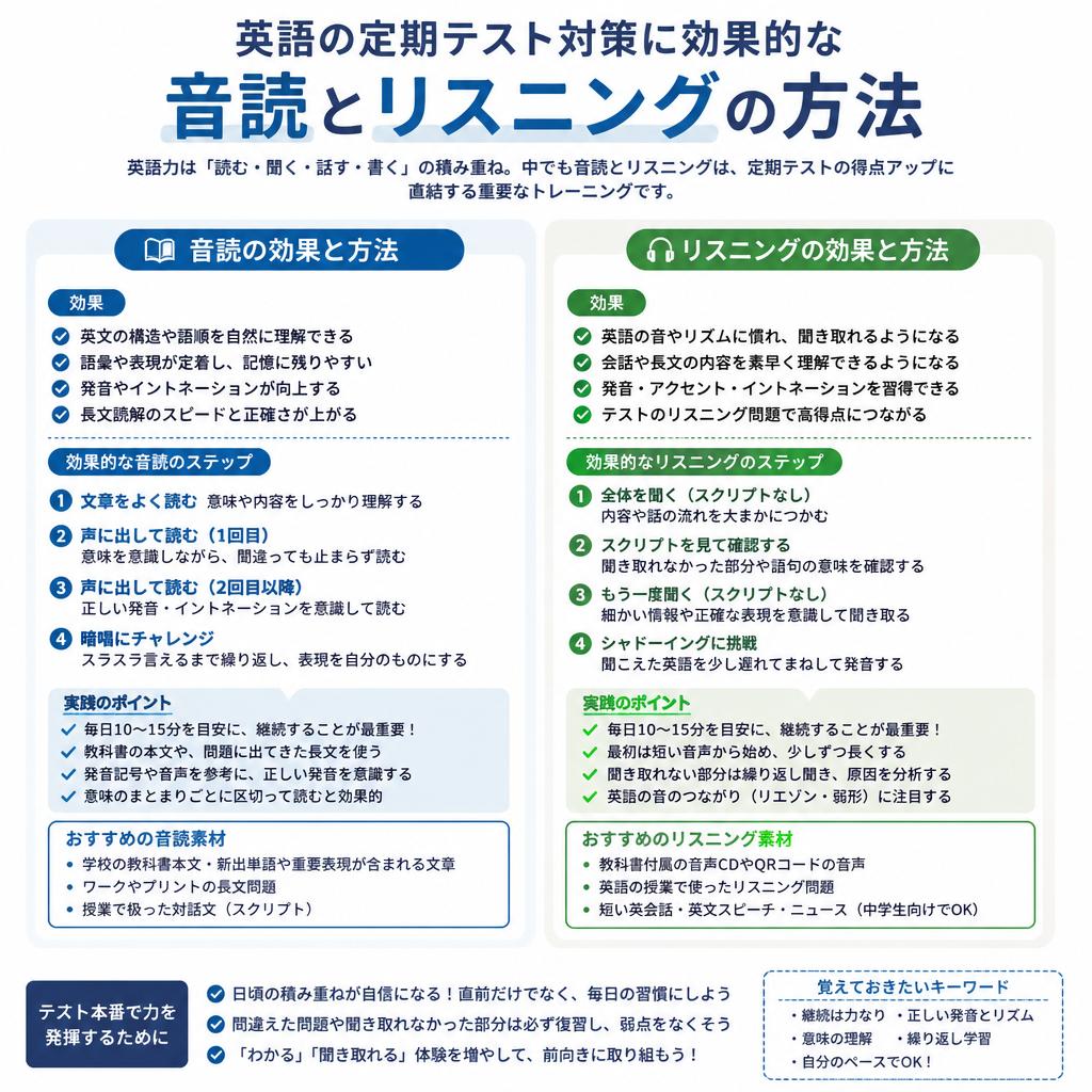音読とリスニングの活用