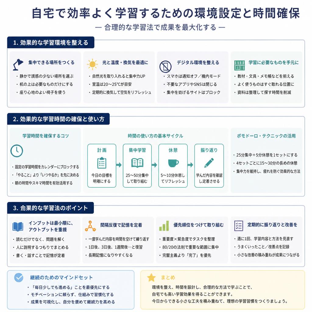 自宅学習のポイント
