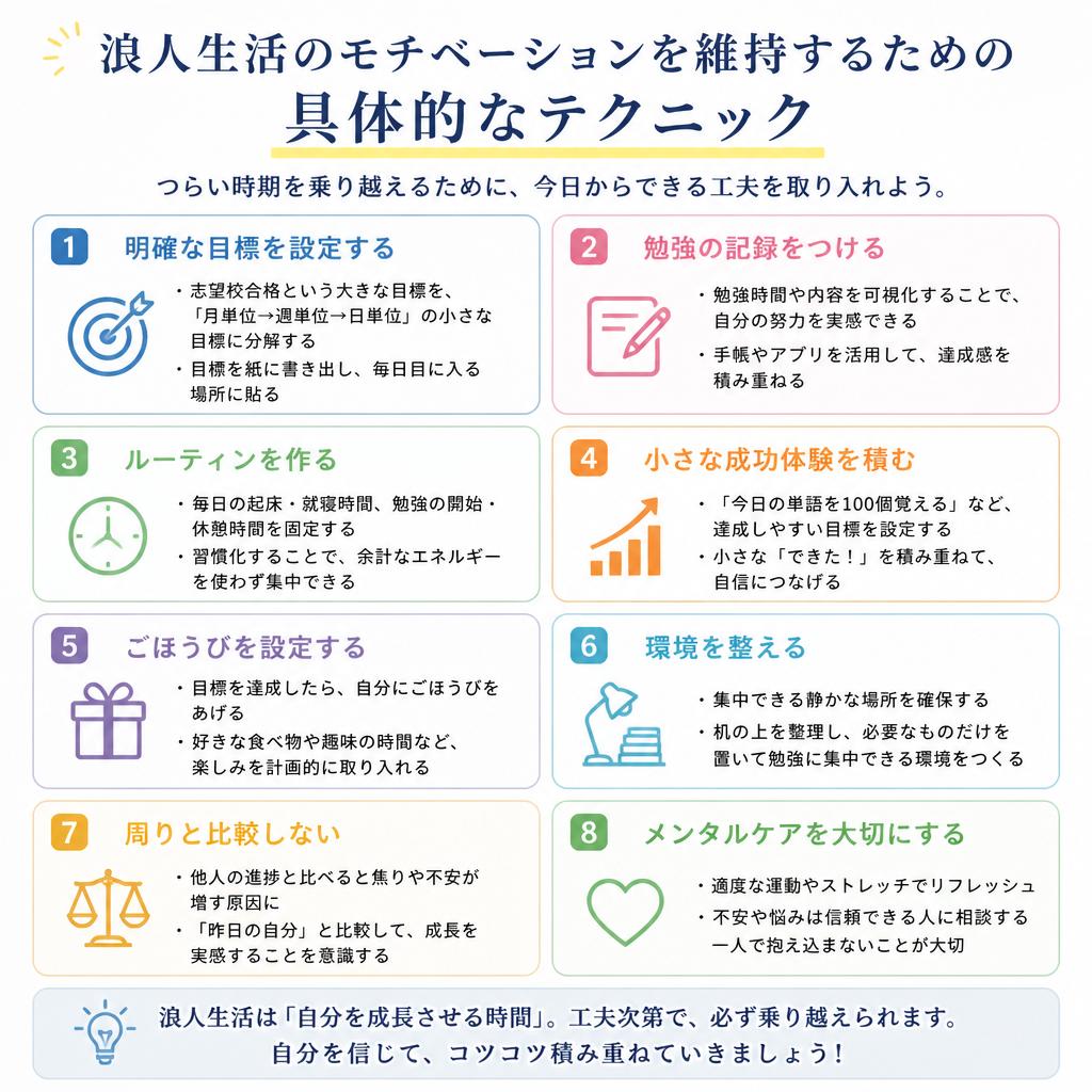 モチベーションを保つ方法