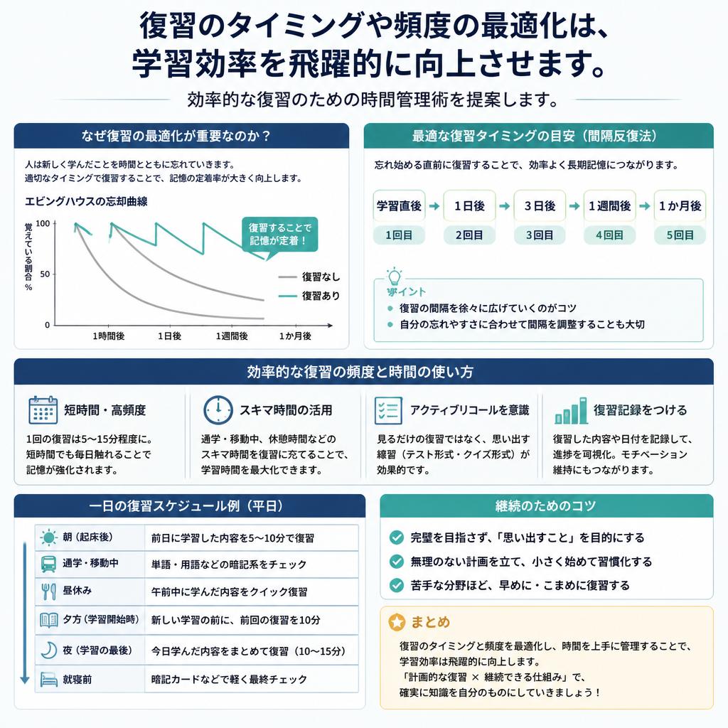 学習効率を最大限に引き出すために