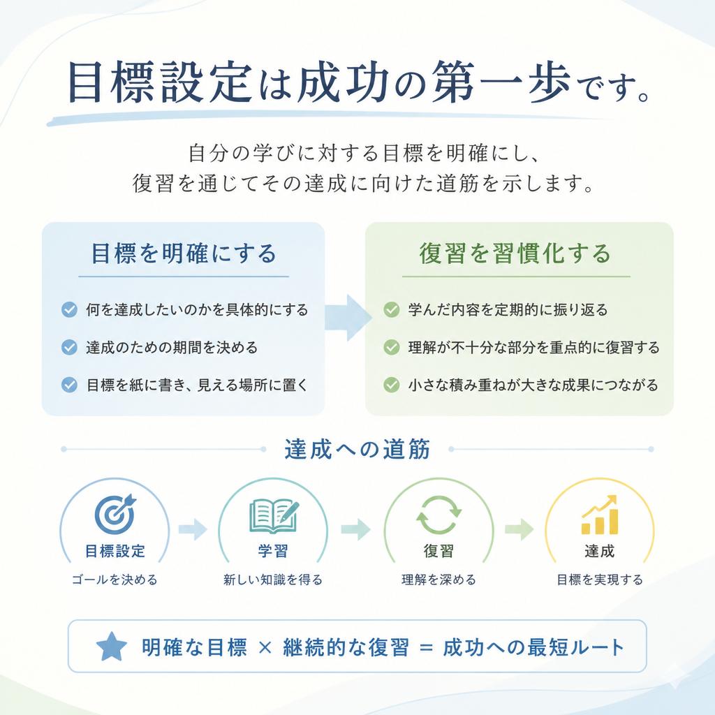 明確な目標設定の重要性