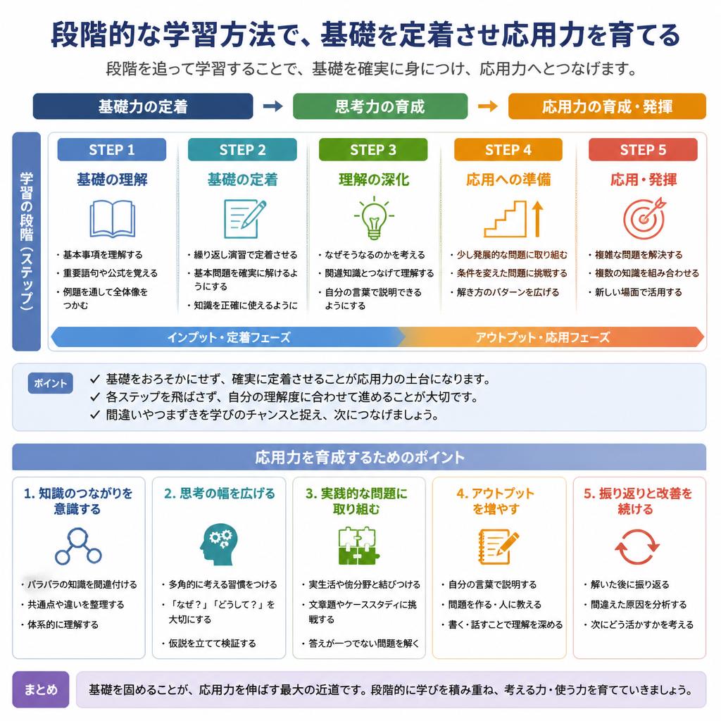 基礎力から応用力へ
