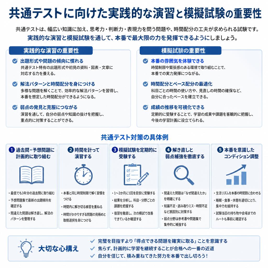 共通テスト対策の実践