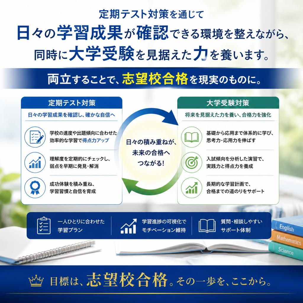 定期テストと受験対策の両立