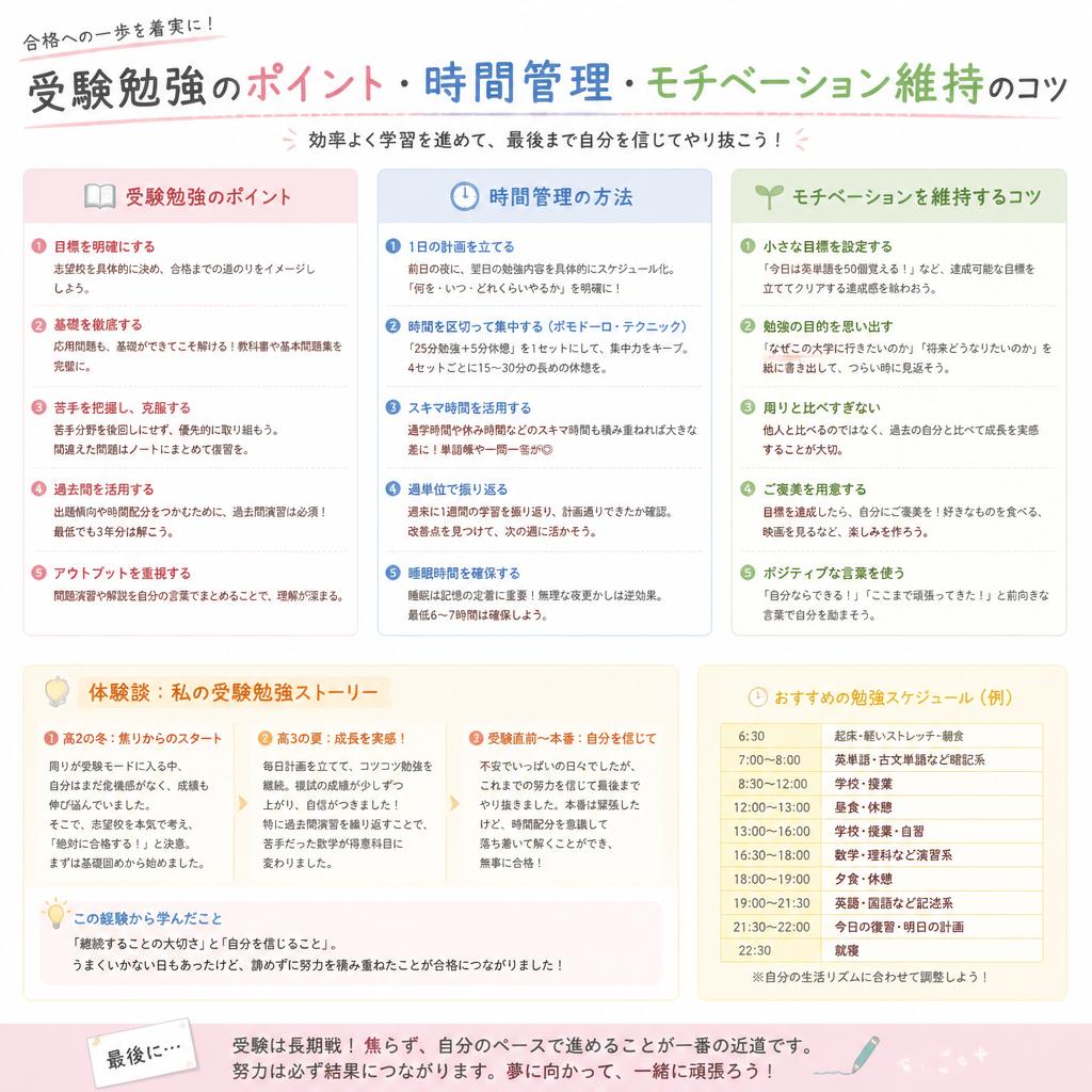 2. 効率的な大学受験勉強法