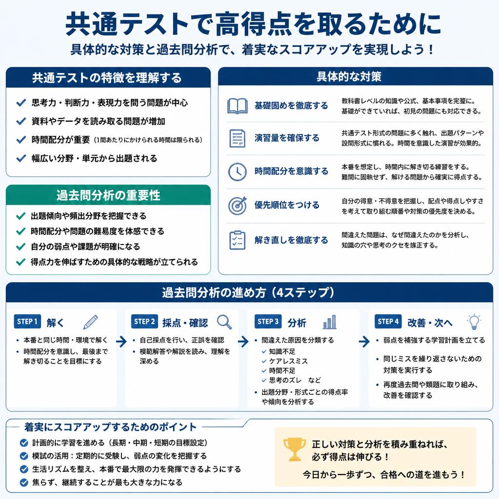 4. 共通テスト対策のポイント